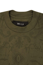 Load image into Gallery viewer, &quot;ORNATE&quot; LONGSLEEVE TEE IN OLIVE
