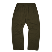 Load image into Gallery viewer, ROGUE SPLIT WIDE PANTS IN OLIVE STRIPED PIQUE
