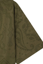 Load image into Gallery viewer, &quot;ORNATE&quot; MOCK NECK TEE IN OLIVE
