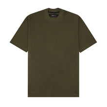 Load image into Gallery viewer, PIQUE OVERSIZED TEE IN OLIVE
