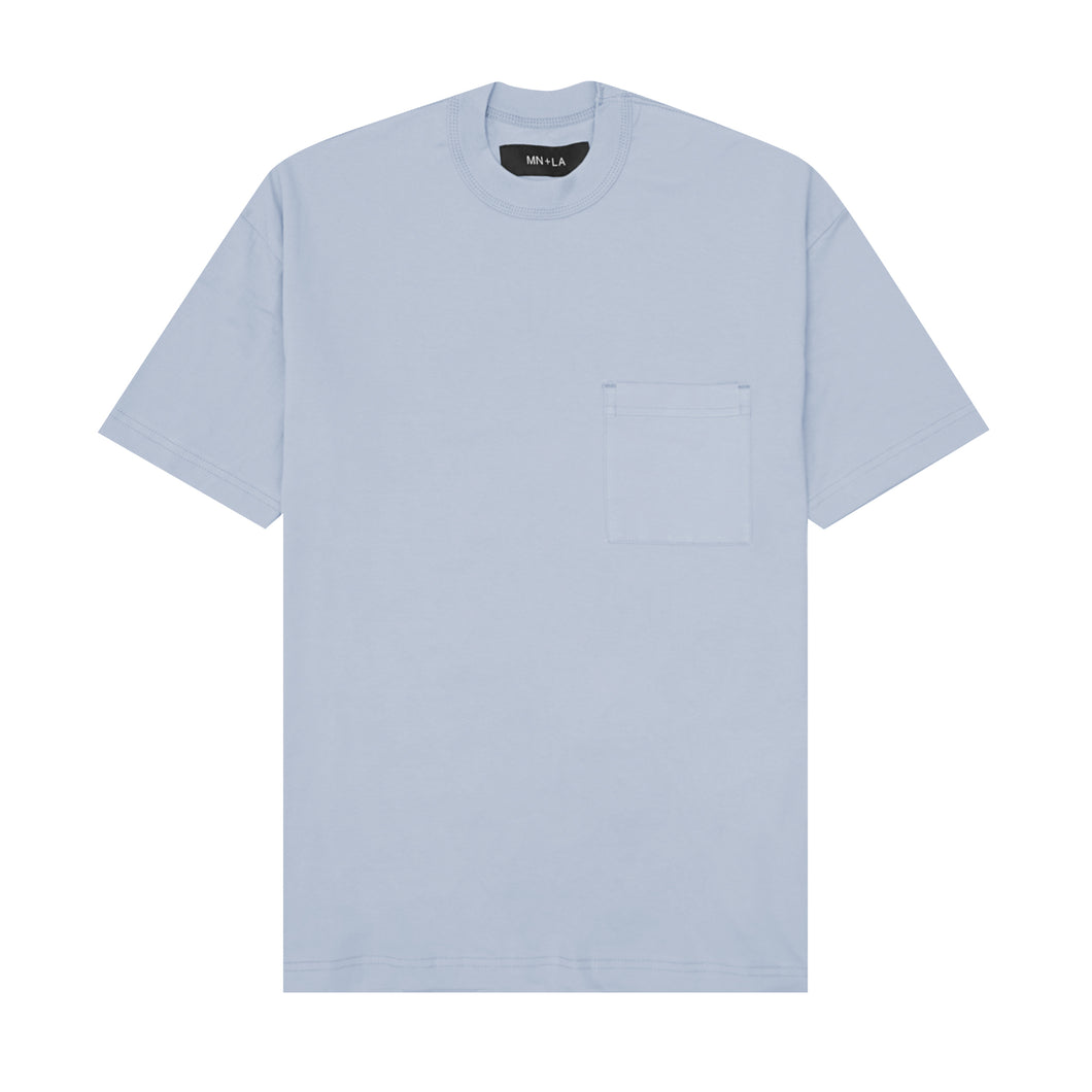 POCKET BOX TEE V4 IN SIERRA BLUE