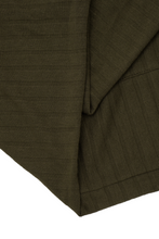 Load image into Gallery viewer, ROGUE SPLIT WIDE PANTS IN OLIVE STRIPED PIQUE
