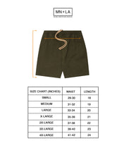 Load image into Gallery viewer, &quot;ORNATE&quot; SWEATSHORTS IN OLIVE
